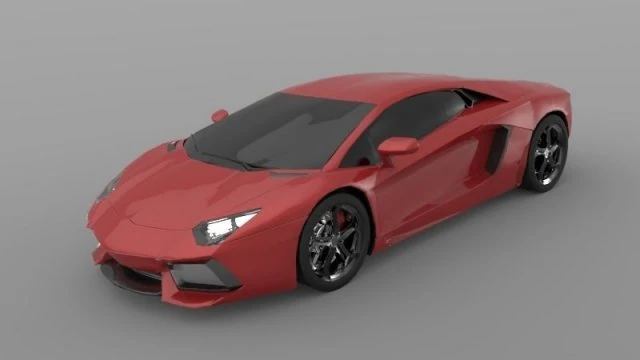 lamborghini aventador 3D Model .c4d .max .obj .3ds .fbx .stl .blend 