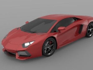 lamborghini aventador 3D 模型
