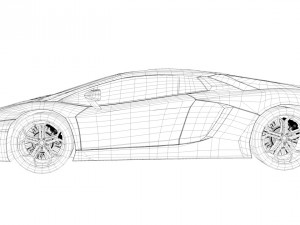 lamborghini aventador 3D 모델
