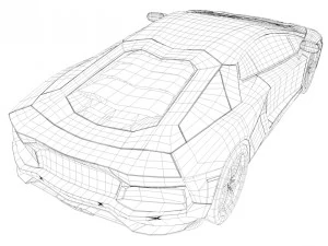 lamborghini aventador 3D Model