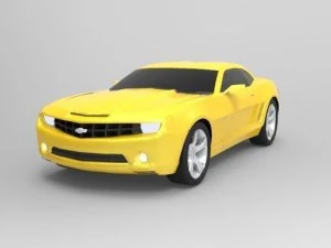 camaro ss low poly 3D Model