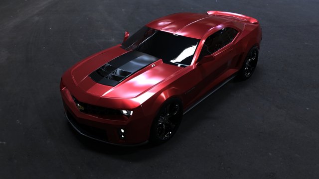 camaro zl1 2014 Modelo 3D .c4d .max .obj .3ds .fbx .stl .blend