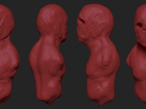 monster head 3D-Modell
