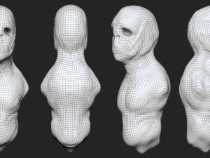 monster head 3D-Modell