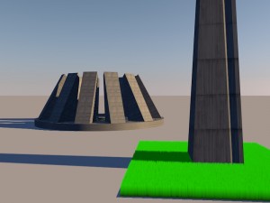 armenian genocide memorial tsitsernakaberd 3D Модель