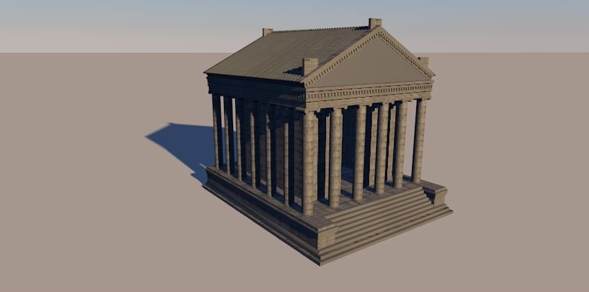 armenia garni temple 3D Model in Other 3DExport