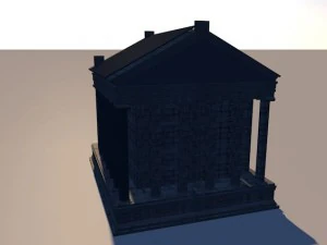 armenia garni temple 3D Model