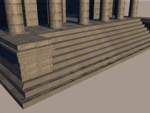 armenia garni temple 3D Model