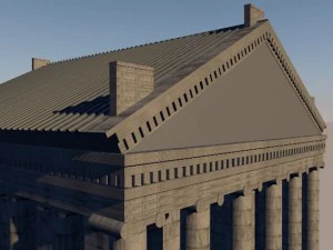 armenia garni temple 3D Model