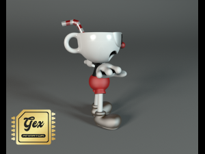 cuphead 3Dモデル