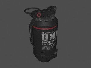 hand grenade Modello 3D