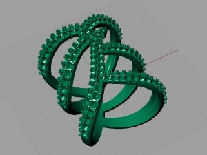 diamond ring 3D Model