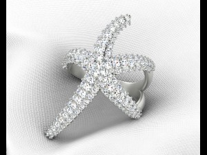 diamond ring 3D 模型