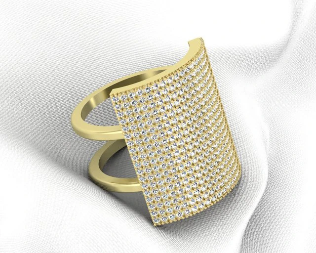 diamond ring 3D Model .c4d .max .obj .3ds .fbx .stl .blend 