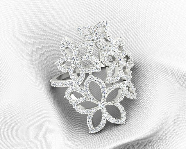 diamond ring Model 3D .c4d .max .obj .3ds .fbx .stl .blend 