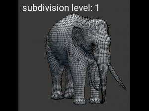 indian elephant 3D Модель