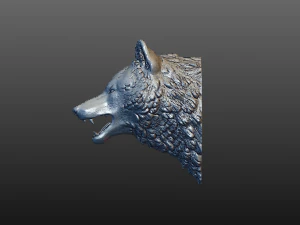 wolf head 3D Model