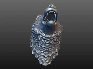 wolf head Model 3D