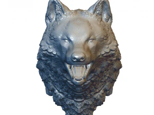 wolf head 3D Model