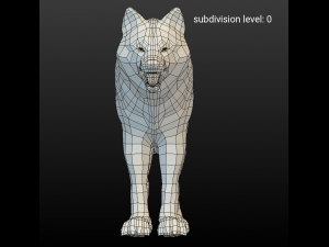 wolf Modello 3D