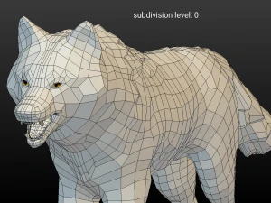 wolf 3D Model