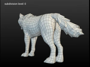 wolf 3D Model