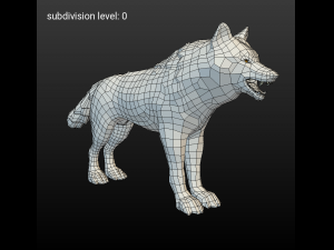 wolf Modello 3D