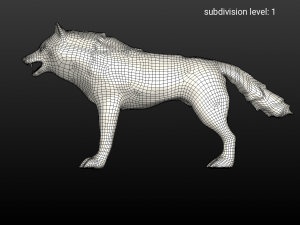 wolf Modello 3D