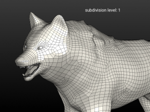 wolf Modello 3D