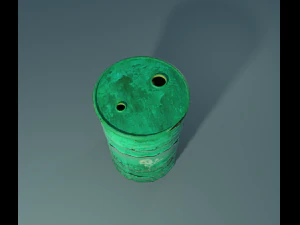 green barrel 3D Model