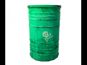 green barrel 3D Model