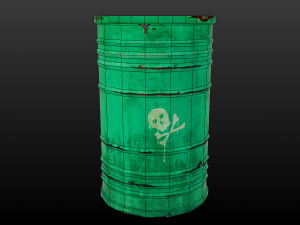 green barrel 3D 모델