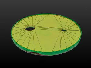 green barrel 3D Model