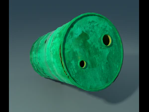 green barrel 3D Model