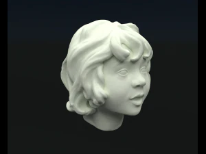 girls head 3D Print Model