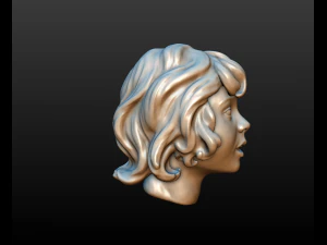 girls head 3D Print Model