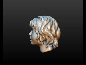 girls head 3D Print Model
