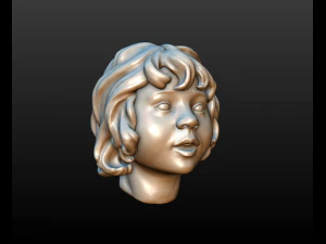 girls head 3D Print Model