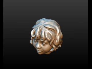girls head 3D Print Model