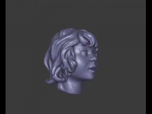 girls head 3D Print Model