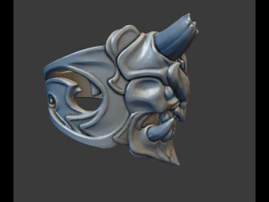 Demon ring 3D Print Model