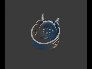 Demon ring 3D Print Model