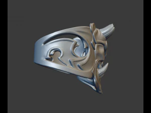 Demon ring 3D Print Model