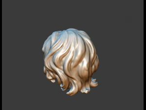 curly hair 3D Print Model