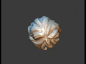 curly hair 3D Print Model