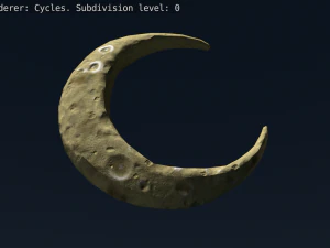 crescent 2 3D Model