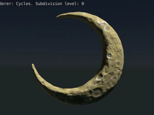 crescent 2 3D Model