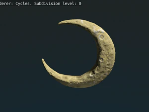 crescent 2 3D Model