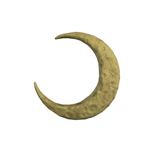 crescent 2 3D Model .c4d .max .obj .3ds .fbx .stl .blend