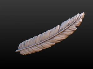 feather 3D Print Model